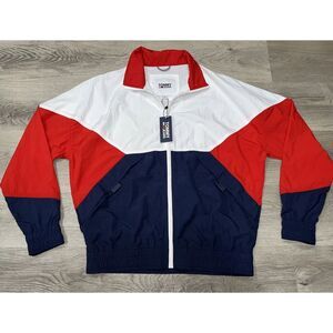 Y2K Tommy Hilfiger Windbreaker Tommy Jeans Jacket Men's Size S/P NWT MRSP $150